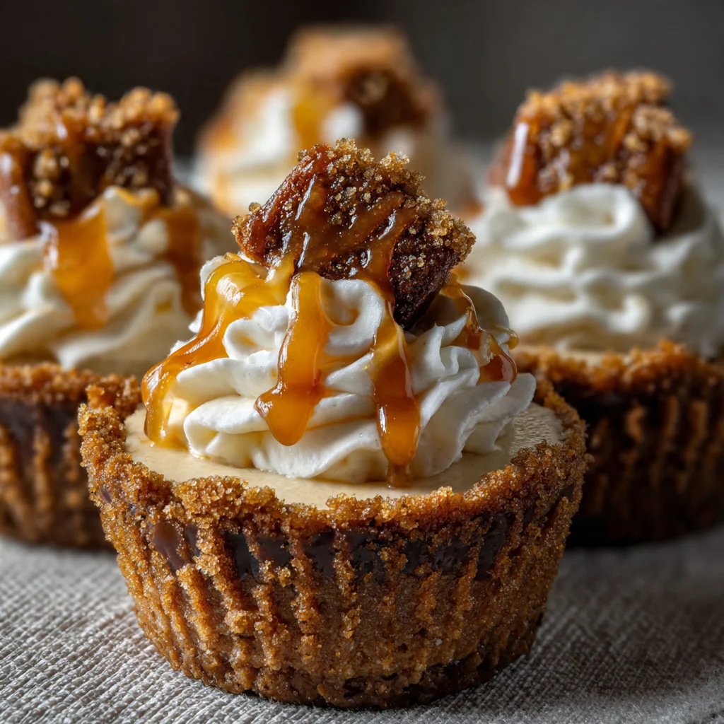 Gingerbread Cheesecake Cups