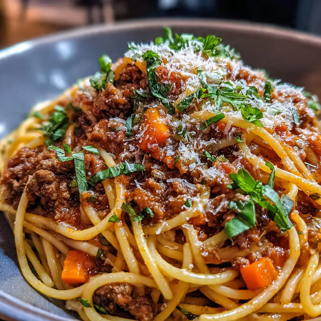 Spaghetti bolognese