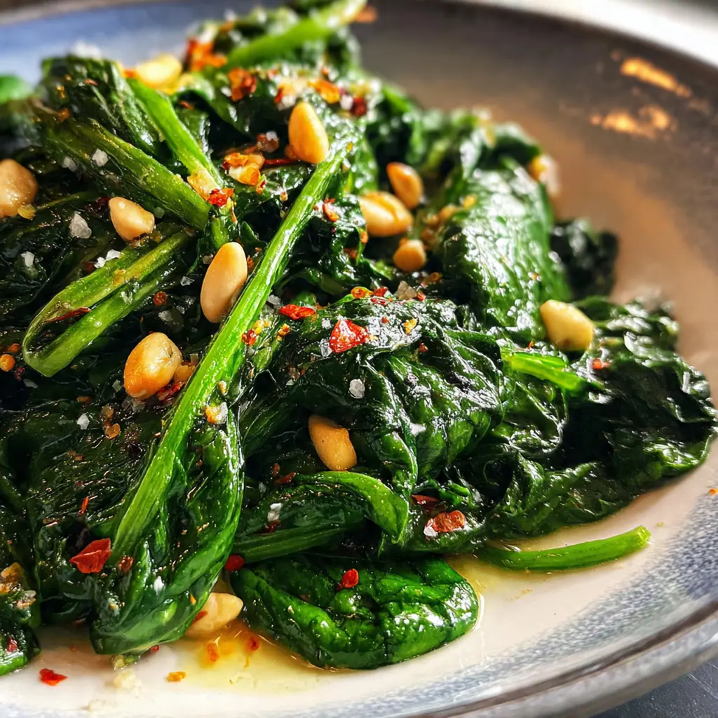 Close-up of a single jumbo pasta shell cut open to reveal the vibrant green spinach filling