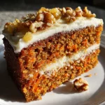 Moist carrot cake