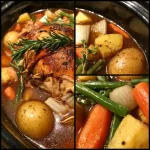 Christmas dinner in slow cooker