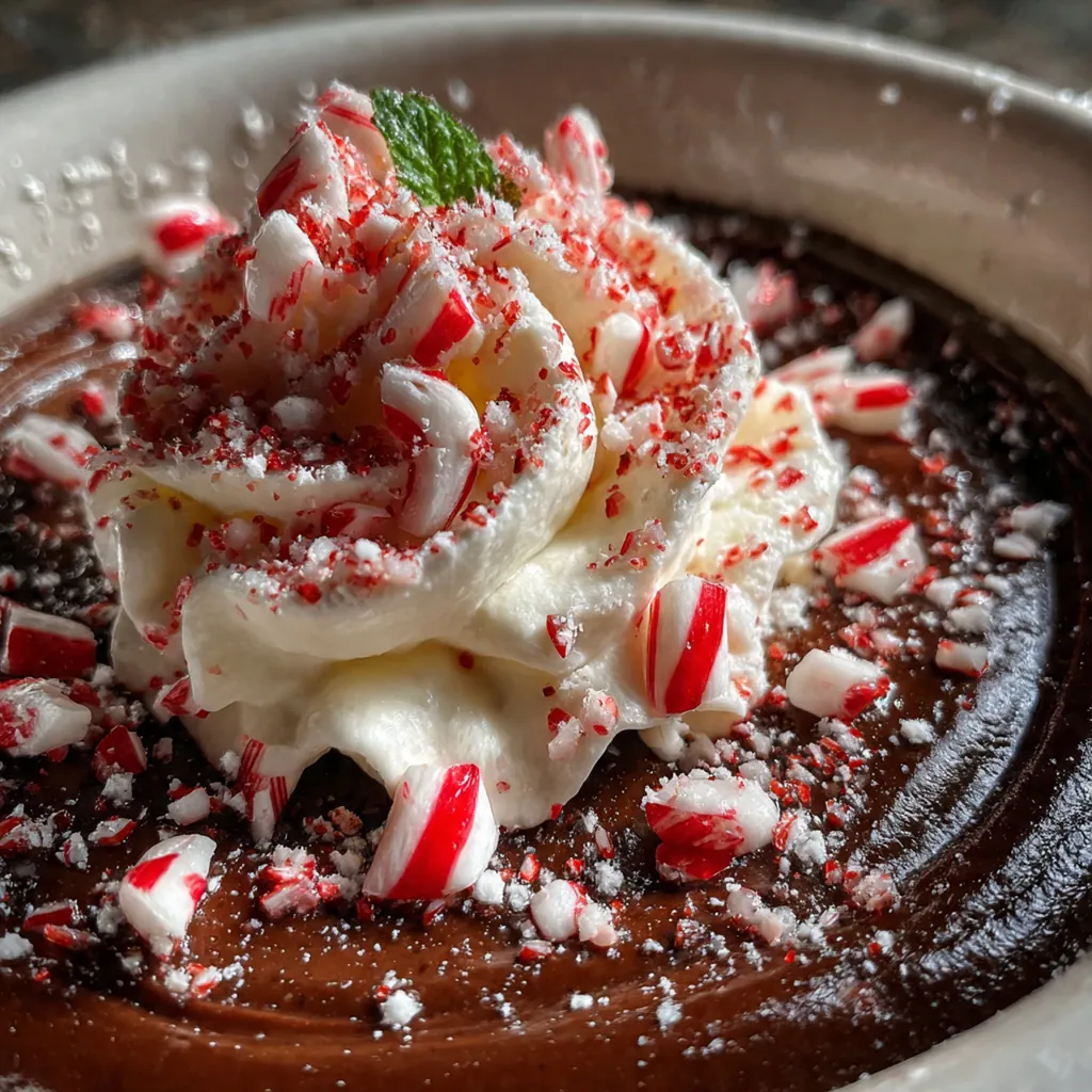 Chocolate christmas dessert