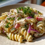 Cremy Crab Pasta Salad