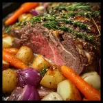 Rib roast christmas dinner