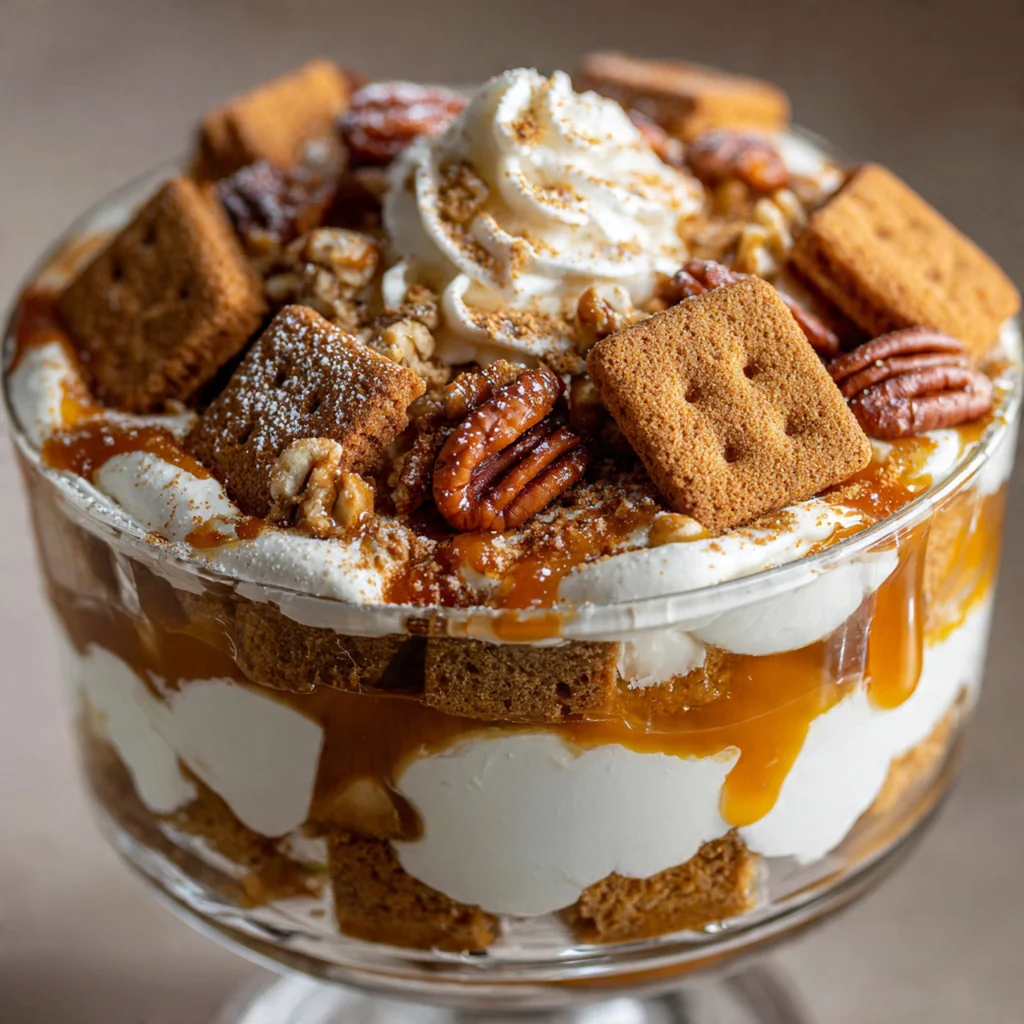 Gingerbread trifle