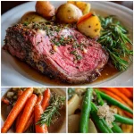 Prime rib christmas dinner