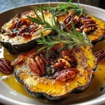 Roasted Honey Cinnamon Acorn Squash