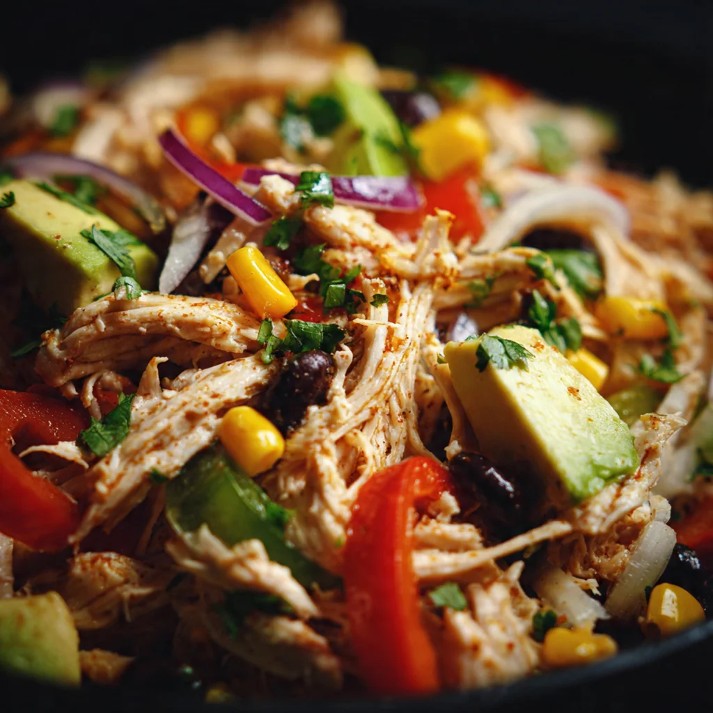 Shredded chicken