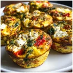 Egg Muffins Spinach Feta