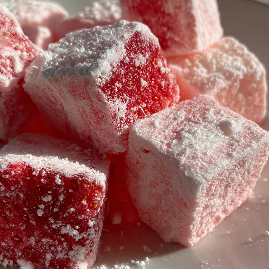 Strawberry Marshmallows