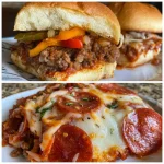 Crockpot Pizza Burgers