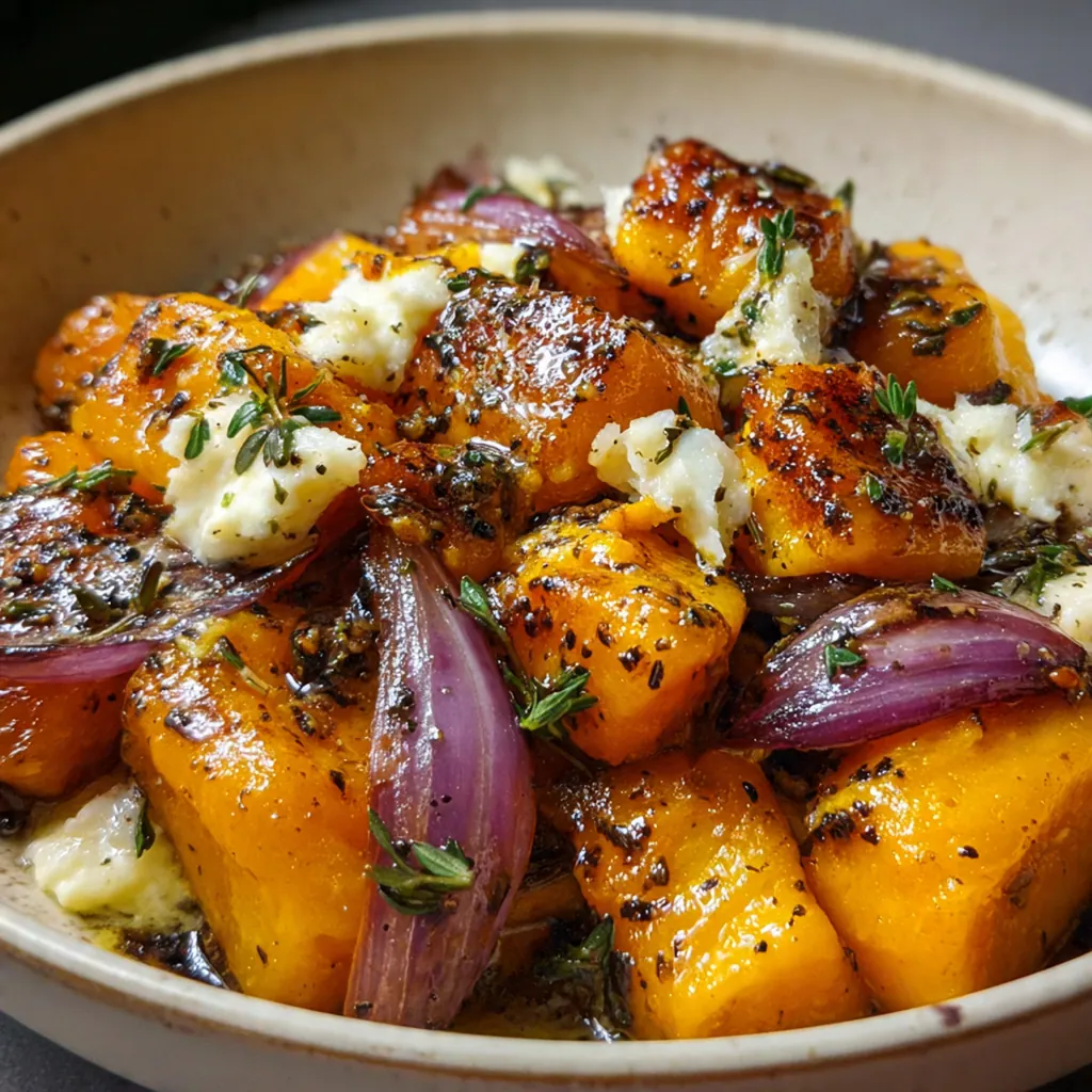 Pumpkin Gnocchi Caramelized Onion Sauce