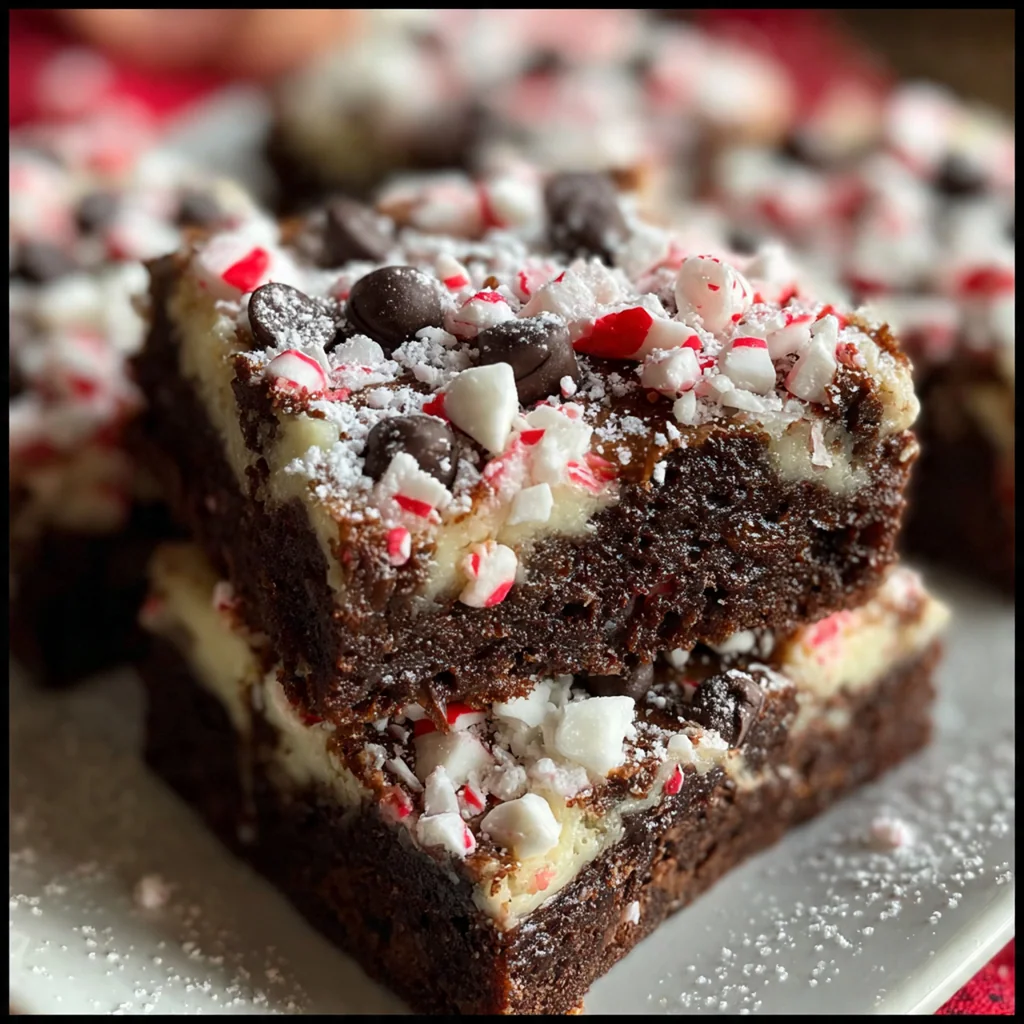 Peppermint Mocha Cookie Bars