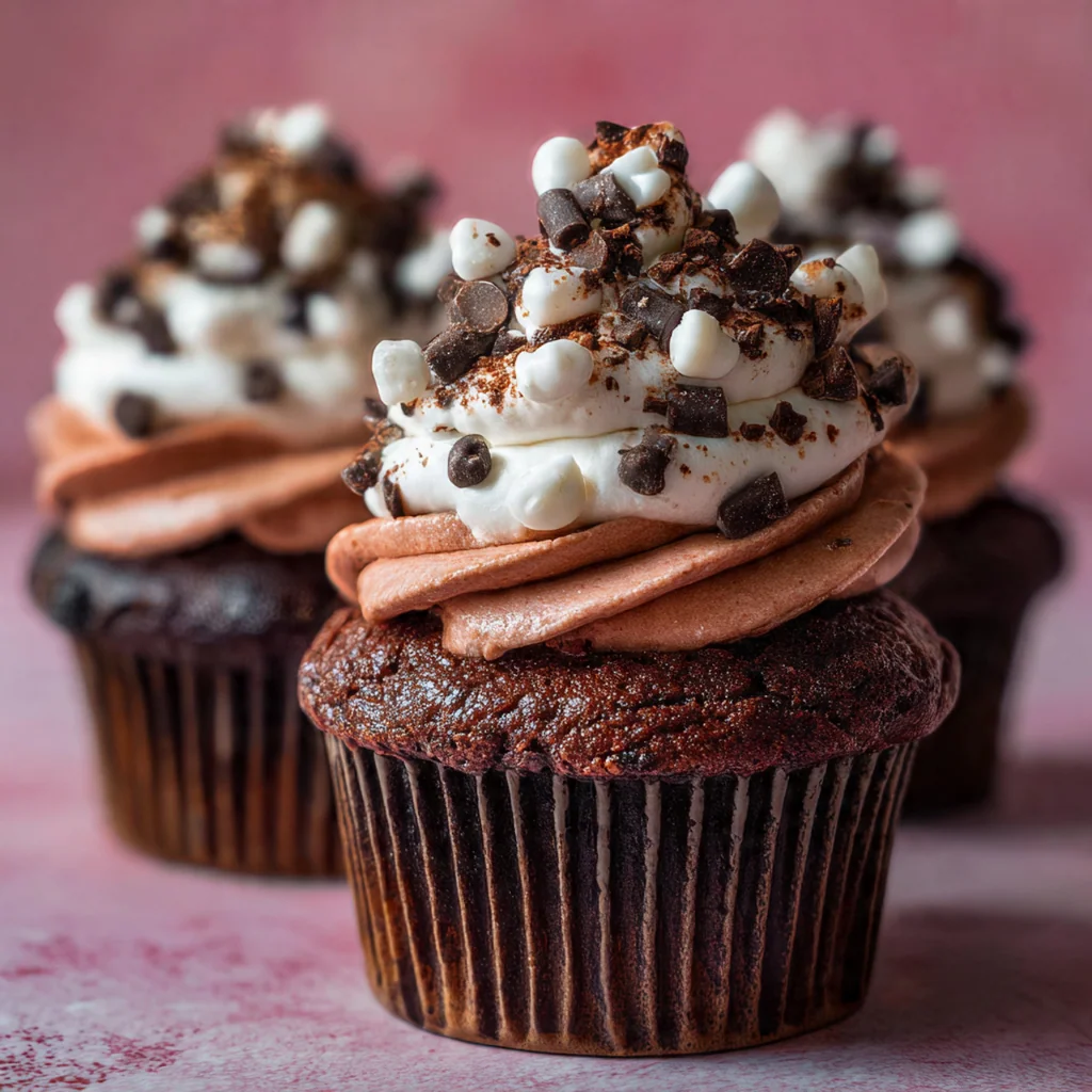 Hot Chocolate Cupcakes