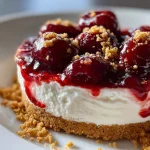 Easiest No Bake Cherry Cheesecake
