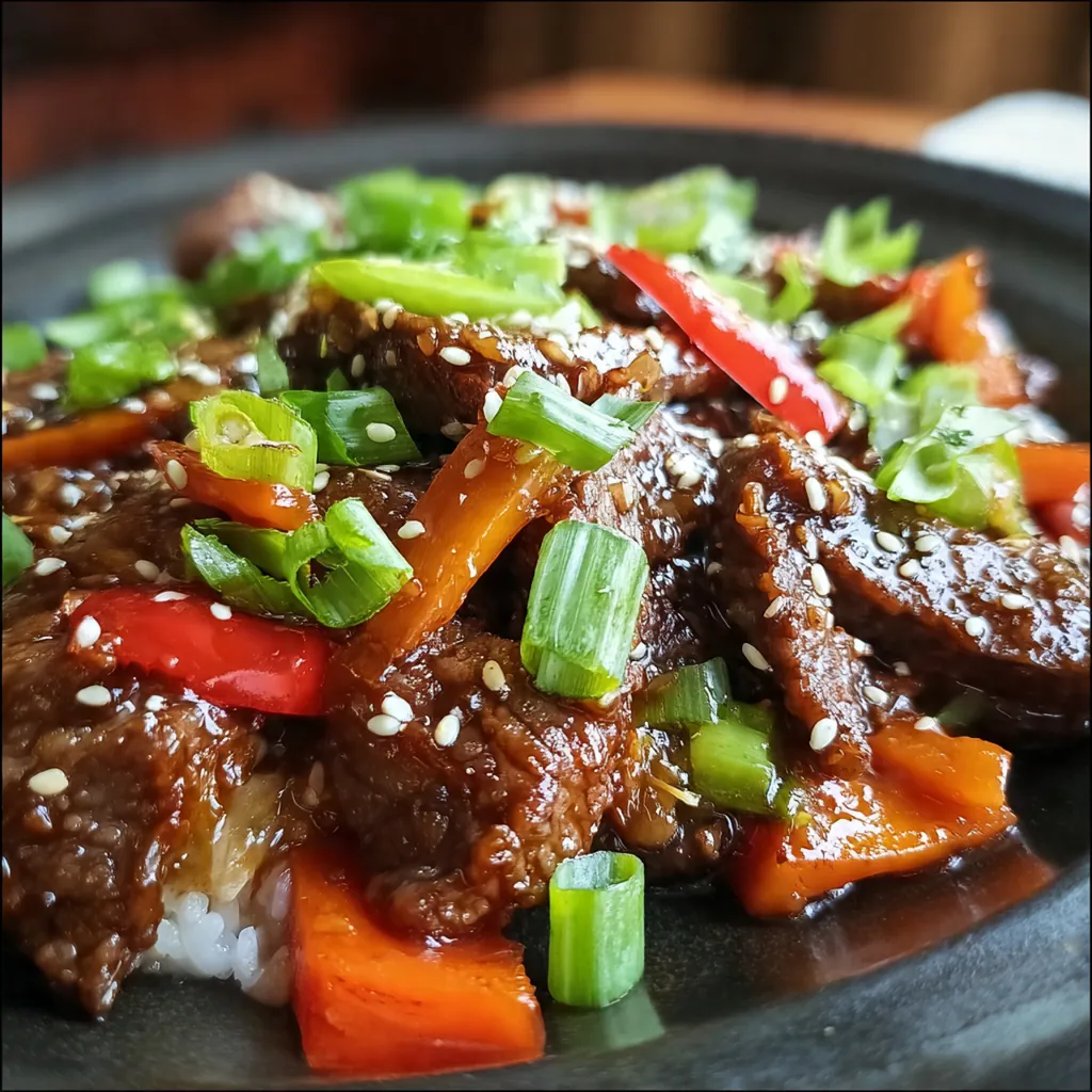 Slow Cooker Mongolian Beef
