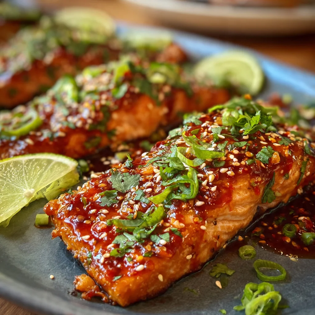 Sweet Chili Glazed Salmon