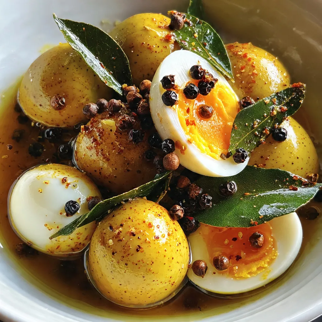 Mustard Pickled Eggs