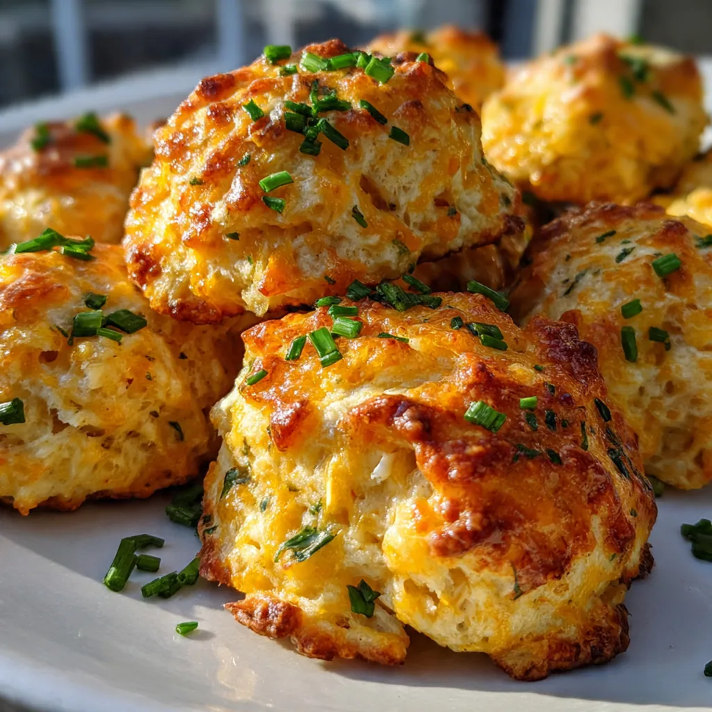 Crab Stuffed Cheddar Bay Biscuits With Lemon Butter