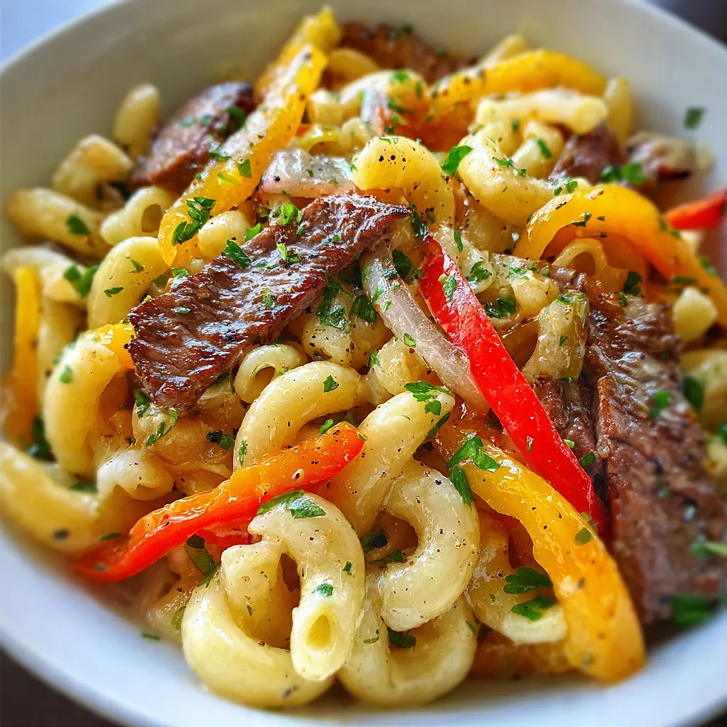 Cheesesteak Pasta